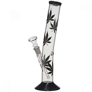 Glass chimney smoking hookah pipe