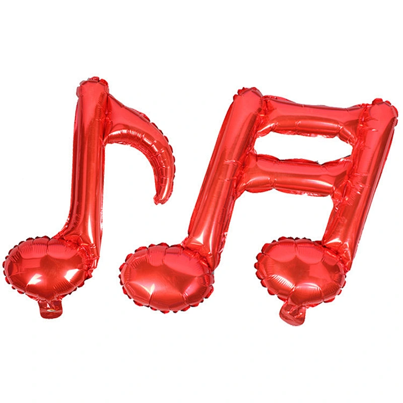High quality inflatable Musical note foil balloon for concert party decoration
