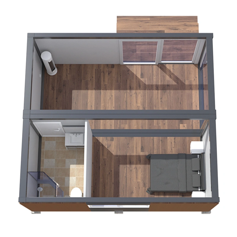 Prefab Container House Isolation Center, 20ft Container Van House