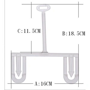 4751 plastic pants hanger combination hanger