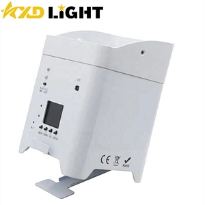 6X12W RGBWA+UV 6IN1 Wireless Battery Powered Uplight LED Par Light
