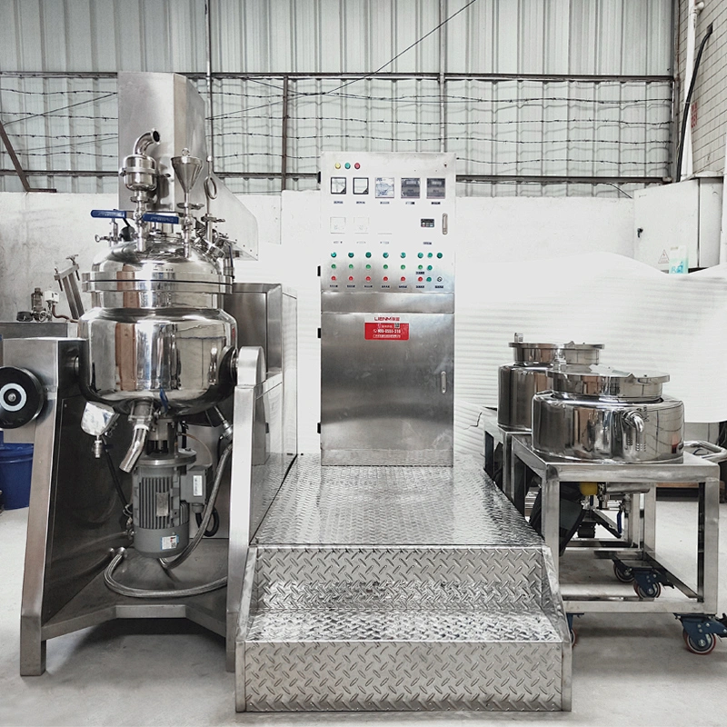 50L/100L Vacuum Cream Lotion Emulsifier Homogenizer Mixer Manufacturing Cosmetics
