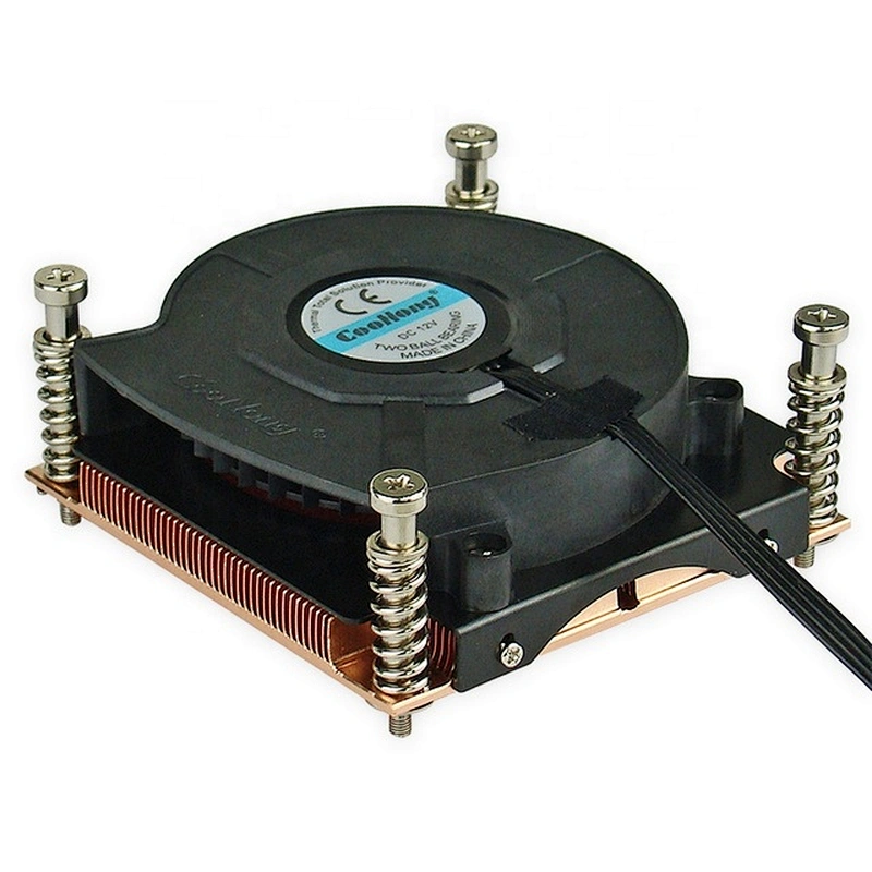 LGA775 pure copper 1U server cpu radiator copper industrial computer cpu heatsink