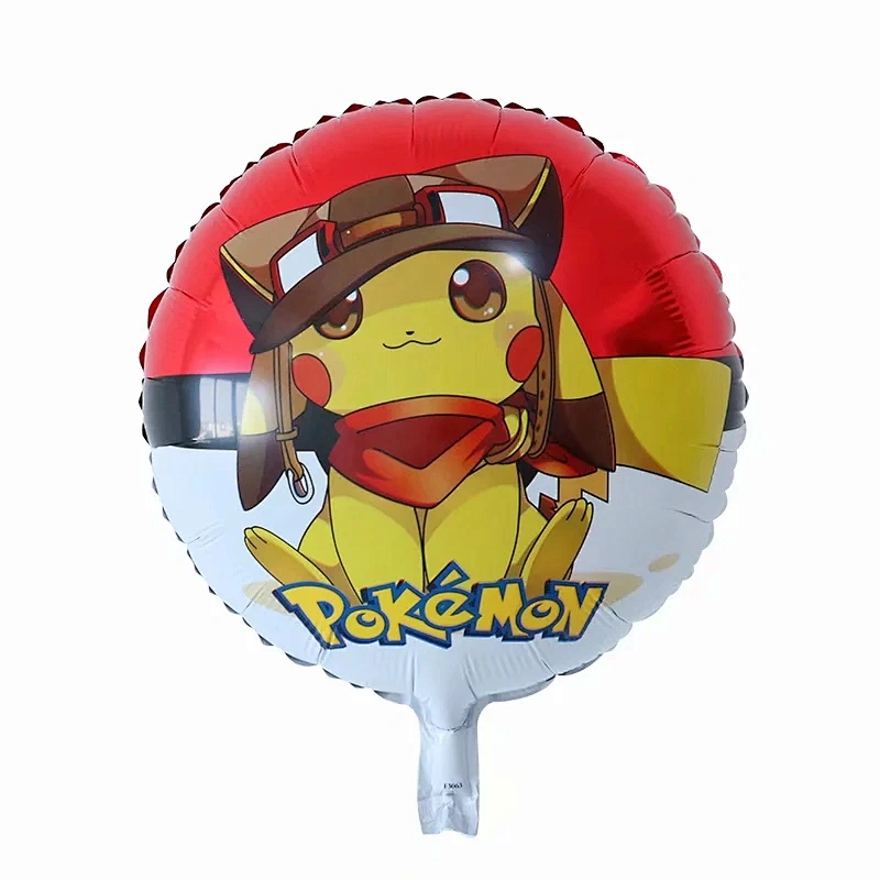 18 Inch Cartoon Pikachu Doraemon Helium Foil Balloon Kids Birthday Party Decoration Supplies