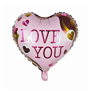 10pcs Love Heart Wedding Balloons Valentines Day Anniversary Party Decoration Inflatable I Love You Helium Balloon Gift Globos