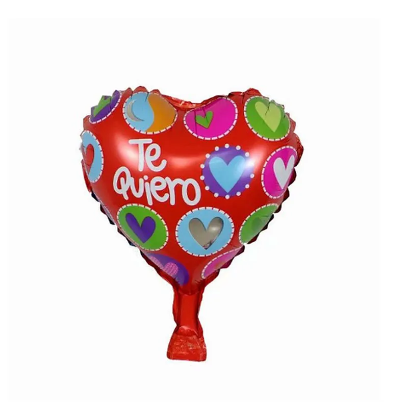 10inch Spanish Balloon I Love You Heart TE AMO Foil Balloons Wedding Birthday Party TEAMO Valentine's Day Globos Supplies