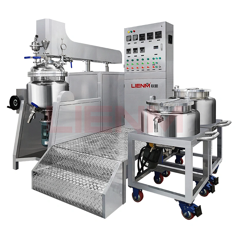 50L/100L Vacuum Cream Lotion Emulsifier Homogenizer Mixer Manufacturing Cosmetics