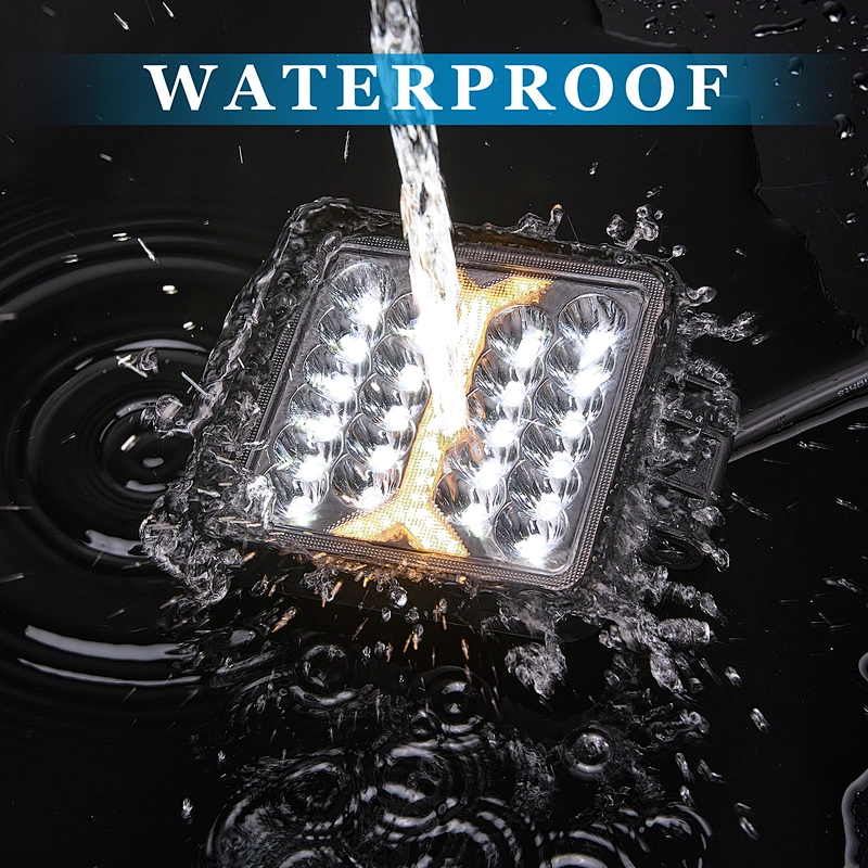 New Design 4 inch led work light square Shape for 4x4 offroad driving and Trucks working 12V 24V 150W tractor led work light
