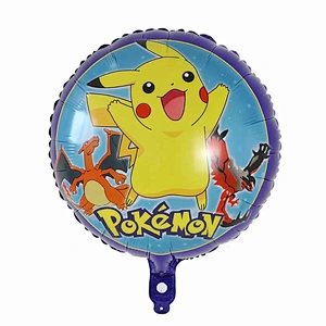 18 Inch Cartoon Pikachu Doraemon Helium Foil Balloon Kids Birthday Party Decoration Supplies