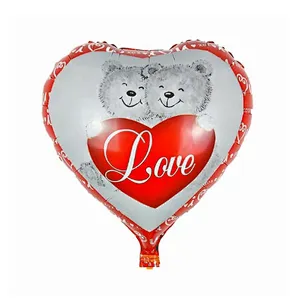 10pcs Love Heart Wedding Balloons Valentines Day Anniversary Party Decoration Inflatable I Love You Helium Balloon Gift Globos