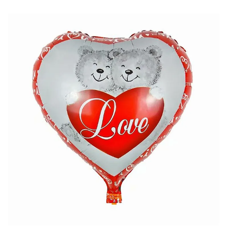 10pcs Love Heart Wedding Balloons Valentines Day Anniversary Party Decoration Inflatable I Love You Helium Balloon Gift Globos