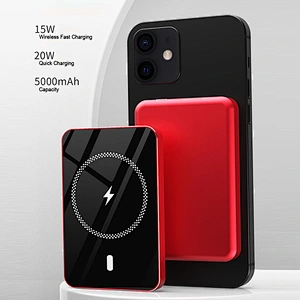 5000Mah Portable Wireless Power Bank 15W Magnet Magnetic Power Bank Charging Power Bank