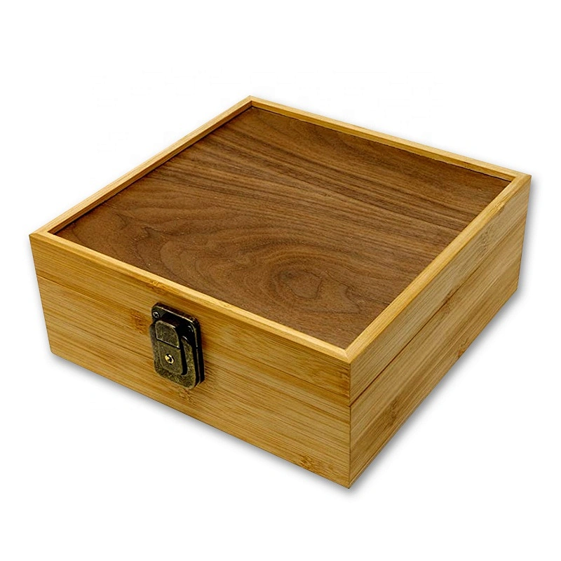 Wood stash boxes for weed with 2.5 inch grinder & UV glass & Rolling Traycan be OEM/ODM