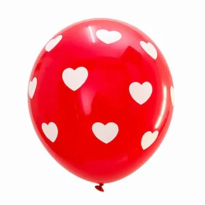 New Design 12 Inch Latex Balloons Little Heart Pattern Latex Balloons Valentines Day Balloons