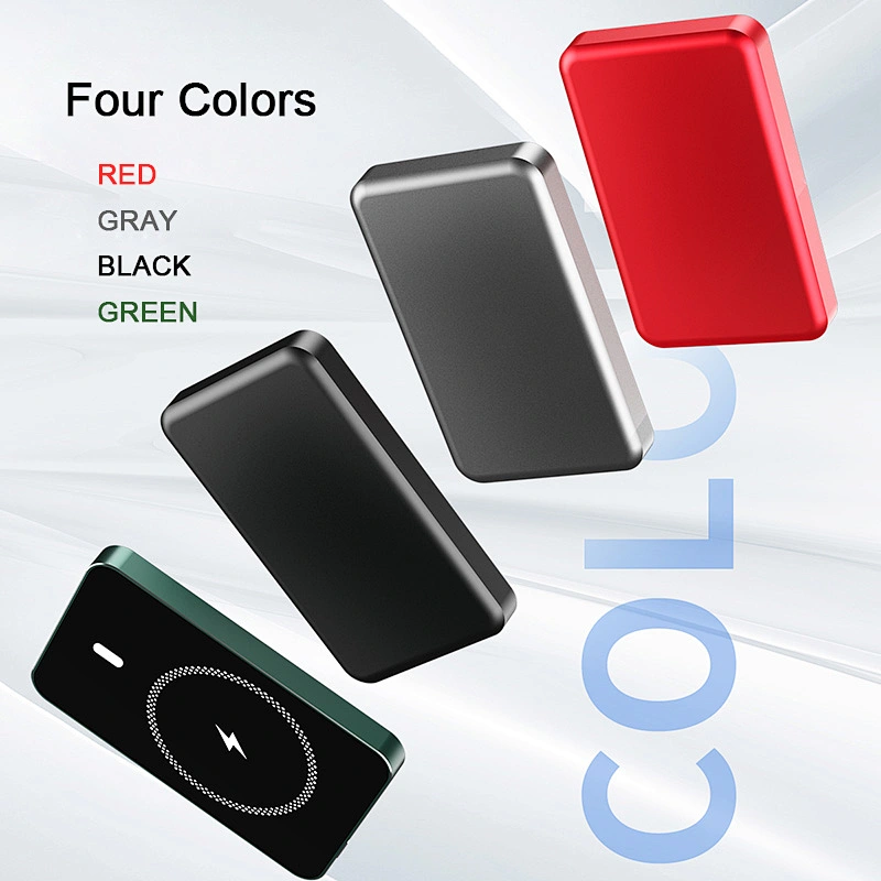 5000Mah Portable Wireless Power Bank 15W Magnet Magnetic Power Bank Charging Power Bank