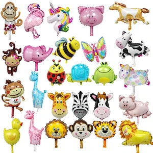 Mini Animal Balloon Children Party Foil Balloon Cartoon aAnimal Shape Party Balloon Manufacturer