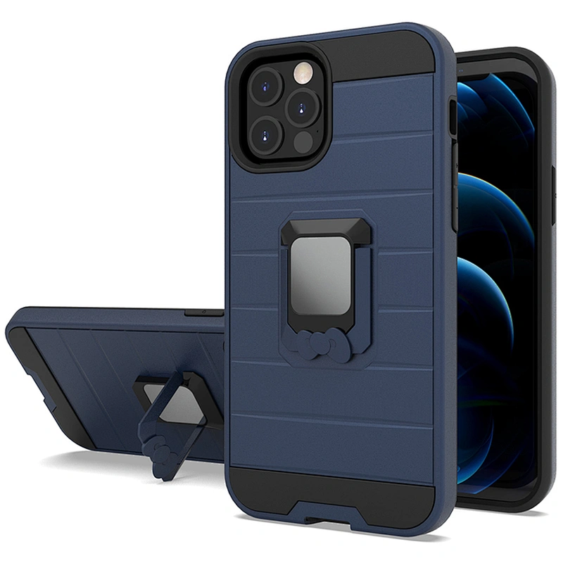 Back Case Bow Holder Cell Phone Covers For I Phone X XS XR 7 8 Plus For Apple iPhone 11 12 Pro Max