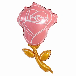 New design wedding birthday party decoration balloon large size flower shape foil balloon