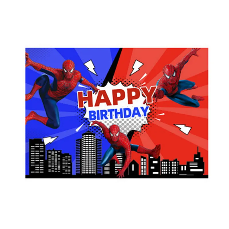125x80cm Superhero Iron Man Hulk Banner Photography Backgrounds Professional Indoor Birthday Party Decoratio Photo Backdrops