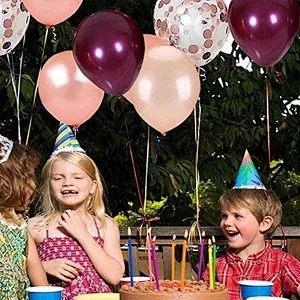 62pcs 12inch Rose Gold Confetti Latex Balloons Bouquet Garland Kit for Wedding Birthday Girl Party Background Decorations Globos