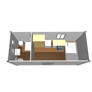 El lujo moderno prefabricado moderno de la estructura de acero alberga las casas prefabricadas