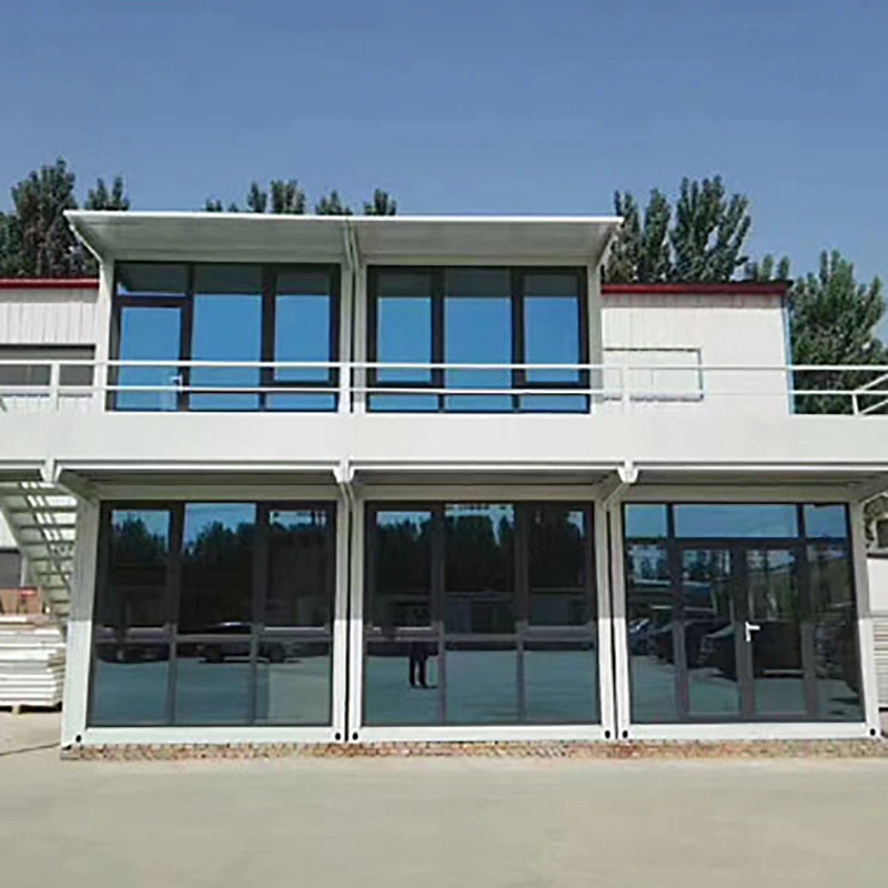 GZXINCHENG Instalación rápida Taller de oficina temporal Embalaje plano Casa prefabricada de contenedores con SGE, CE y ROHS
