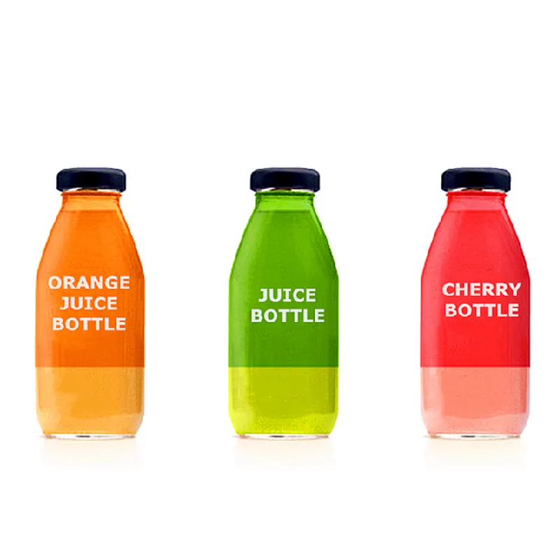 Competitive hot product 200ml juice drink glass bottle