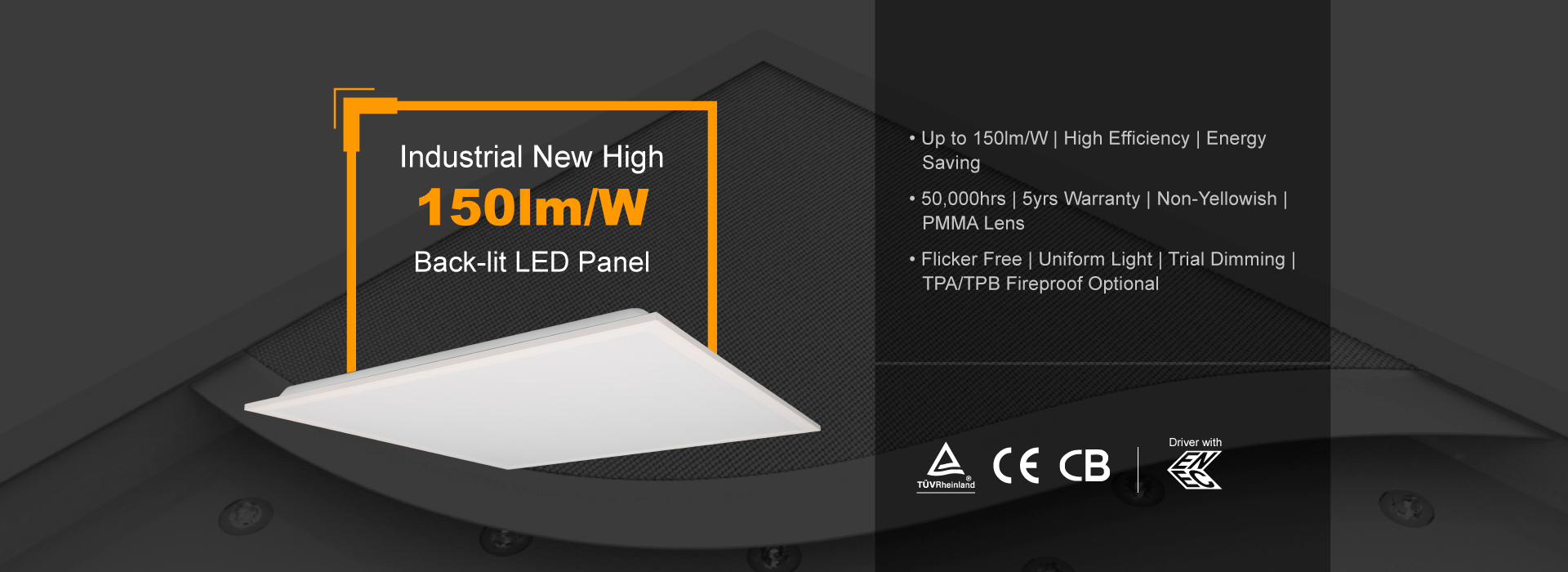 CCT Tunable Back lit LED Panel