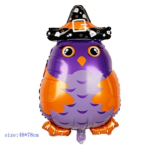 Halloween foil balloons pumpkin Black cat ghost Witch balloon halloween party decorations toys