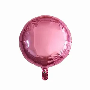 18inch pure soild color round helium aluminum foil balloon Valentine's Day wedding birthday party globos decoration