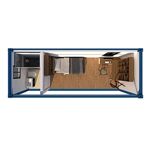 Low Costed Expandable Prefabricated Modular Container House for Villa, Public Lavatory, Hotel