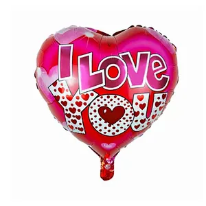 10pcs Love Heart Wedding Balloons Valentines Day Anniversary Party Decoration Inflatable I Love You Helium Balloon Gift Globos