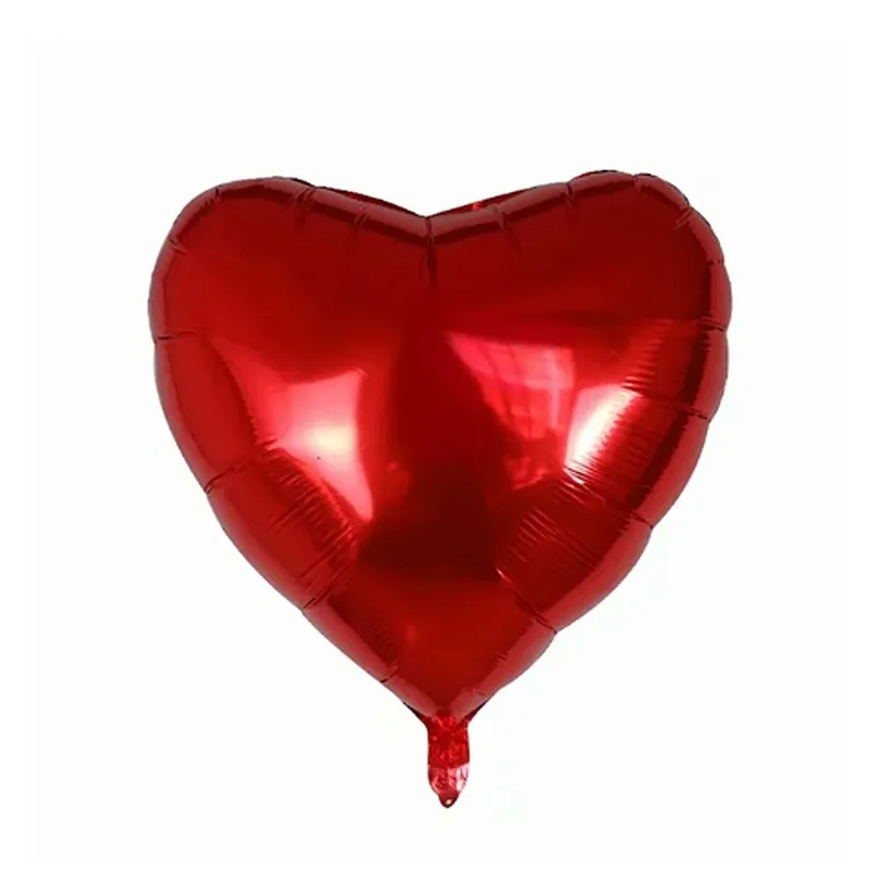 Big Heart Balloon 75cm Red Heart Shape Air Party Balloons Valentines Day Wedding Love Decorations Marriage Supplies Foil Balloon