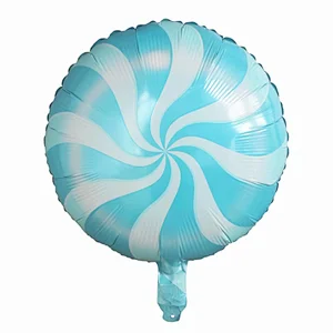 18'' Sweet Candy Lollipop Swirls Peppermint helium Balloons Candy land Party Wedding Party Decor prop Foil Balloon