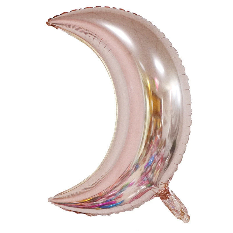 36 inch moon shape aluminum foil balloon wholesale for party