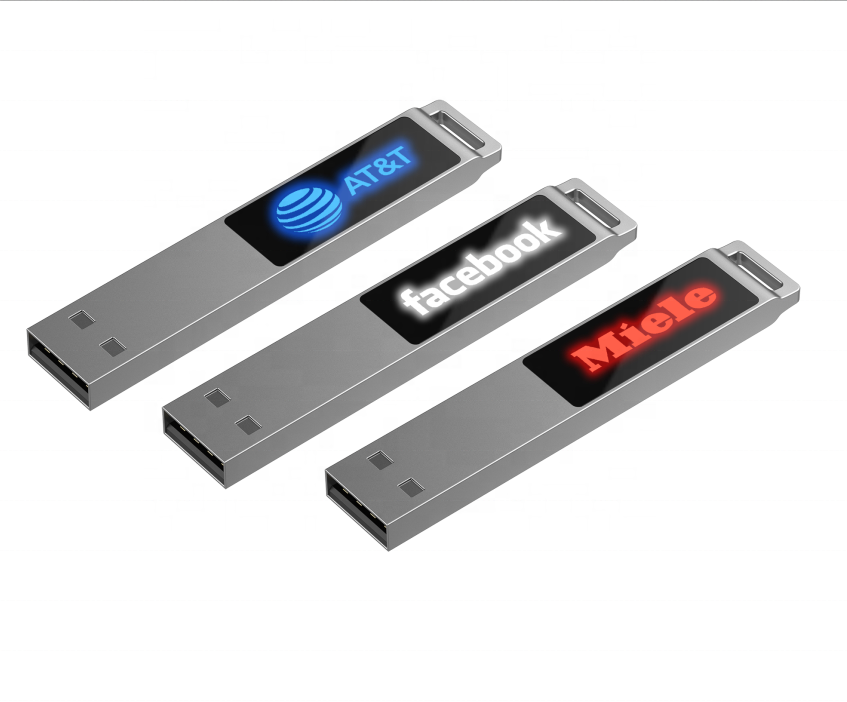 Hot High Quality USB Flash Drive Metal Memory Stick For iPhone Android PC Tablet Minimalist Flash Drive
