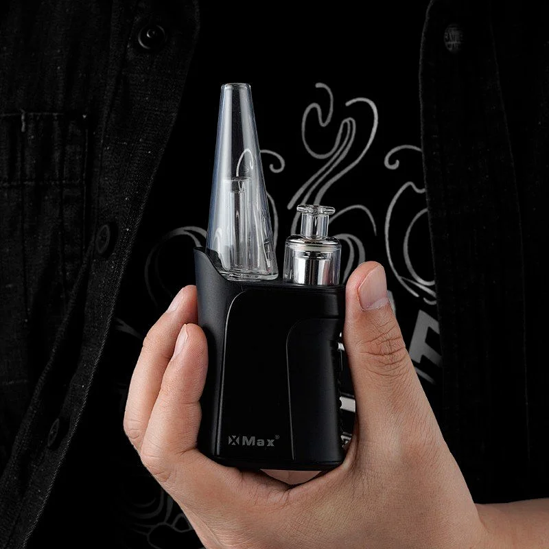 Top Airflow Glass Bubbler Dab Rigs Wax Concentrate Vaping Device