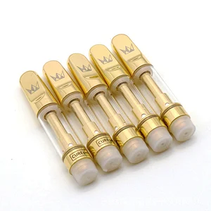 Custom Logo 0.8ml 1.0ml 510 Thread Ceramic Core Thick Oil Tank Cartridge Vape Atomizer