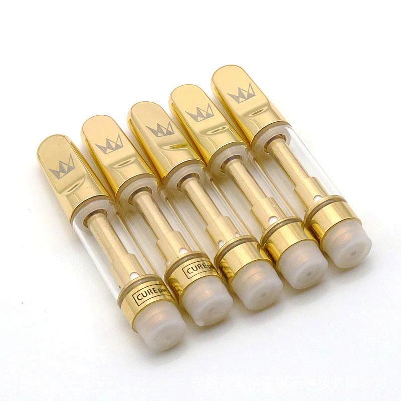 Custom Logo 0.8ml 1.0ml 510 Thread Ceramic Core Thick Oil Tank Cartridge Vape Atomizer