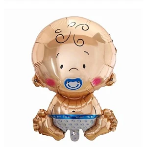 Angel Baby Shower Foil Balloons Boys Girls Birthday Party Newborn Kids Party Decoration Air Globos Blue Pink Mix Baloes Supplies
