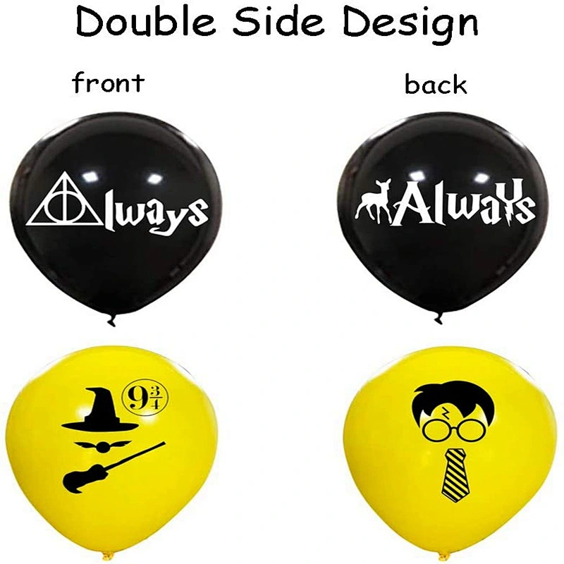 High quality Harry Potter latex balloon set theme magic wizard balloon party children's birthday decoration supplies