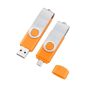 Widely Compatible USB 2.0 Interface Pen Drive Metal Swivel USB For Phone With High Quality Flash Chips