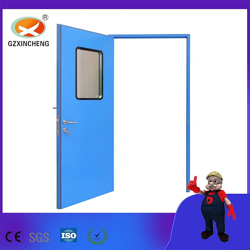 Metal Steel Airtight Sliding Cleanroom Medical Laboratory Hermetic Operating Clean Room Automatic Hospital Doors for Hospital