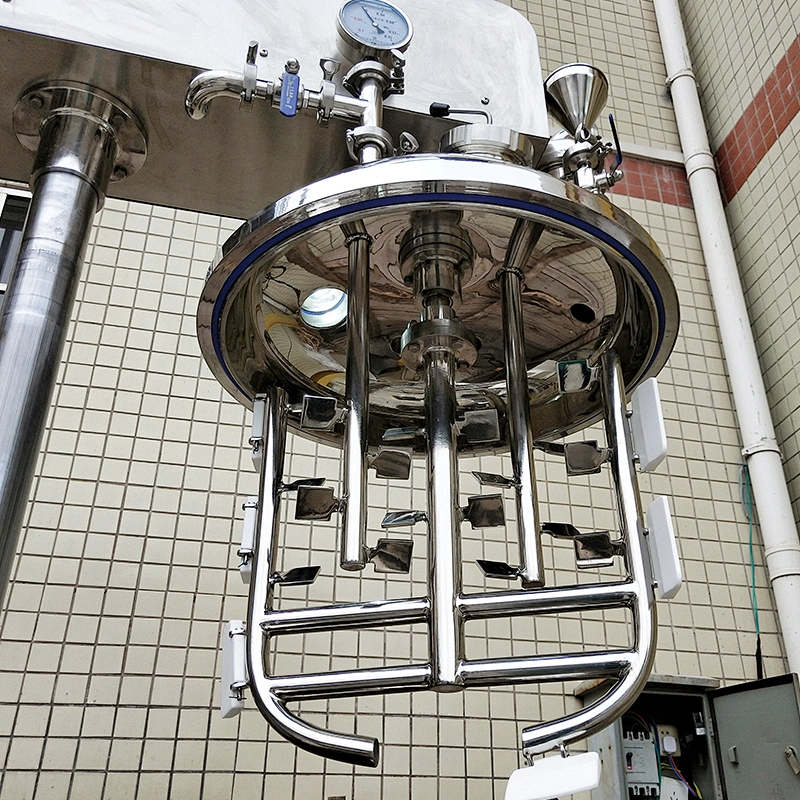High Quality Ointment Homogenizing Vacuum Emulsifying Milk Butter Making Machine