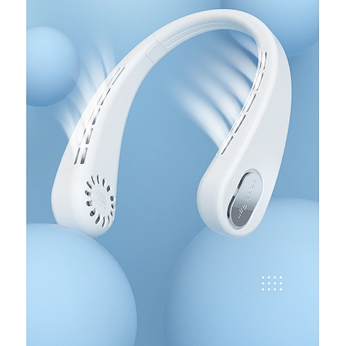 Summer Mini Hanging Neck Fan USB Rechargeable Fan Air Cooler Portable Halter Fan for Outdoor Travel Sports