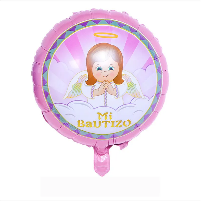 Hot sale 18 inch Baby Boy It's a Girl Foil balloons Round shape helium globos for baby shower birthday party decoration
