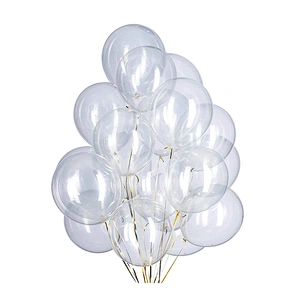 12 inch Clear Balloons Transparent Helium High Quality Clear Latex Balloons Party Decorations Supplies Globos