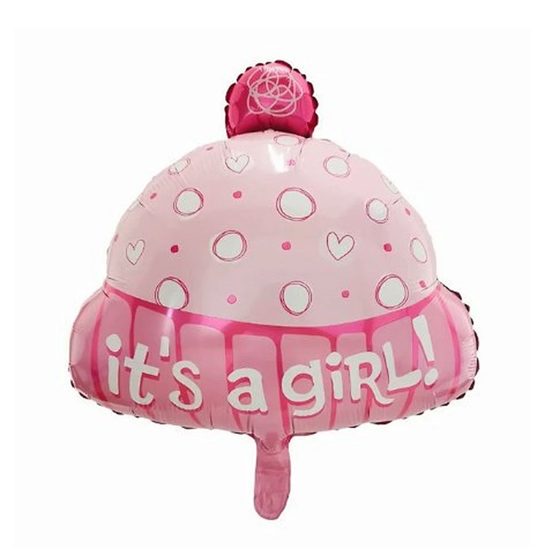 Angel Baby Shower Foil Balloons Boys Girls Birthday Party Newborn Kids Party Decoration Air Globos Blue Pink Mix Baloes Supplies