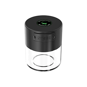 High quality 120ml Plastic Vacuum Jar Dry Food Herb Coffee Storage Container