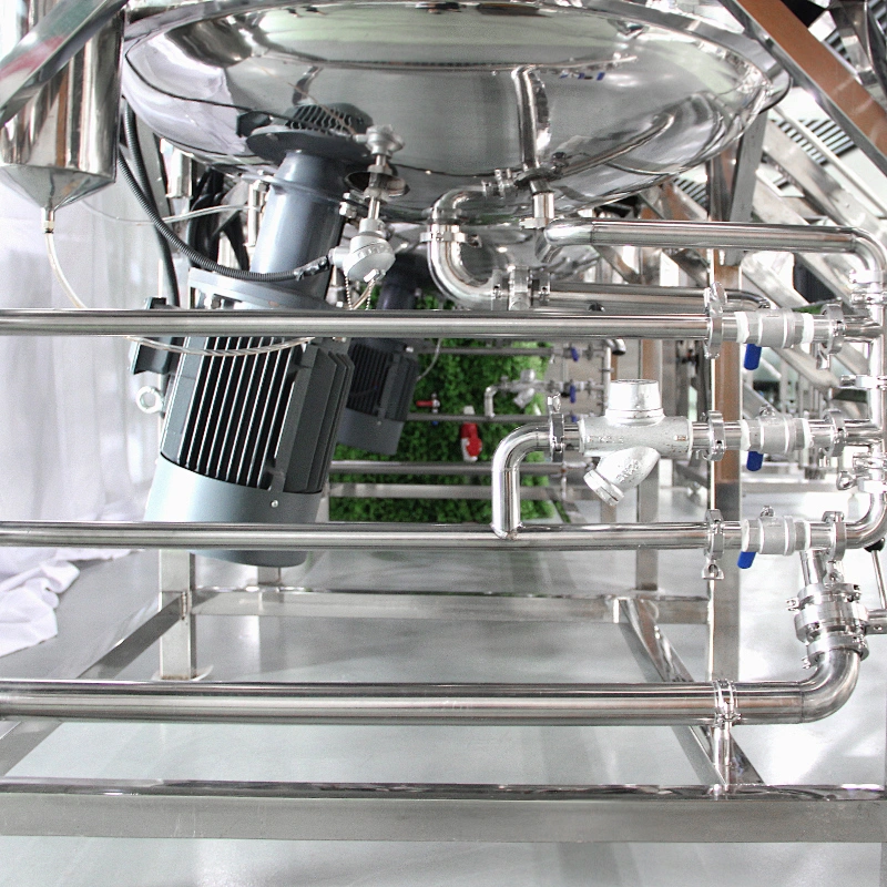 Shampoo Making Machine Production Line Mixing Blending Tanks Agitator